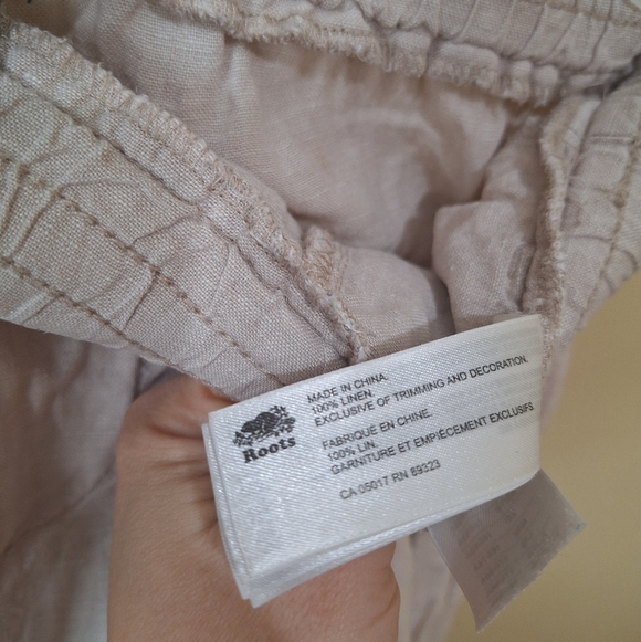 Roots Linen Drawstring Pants - Picture 4 of 4